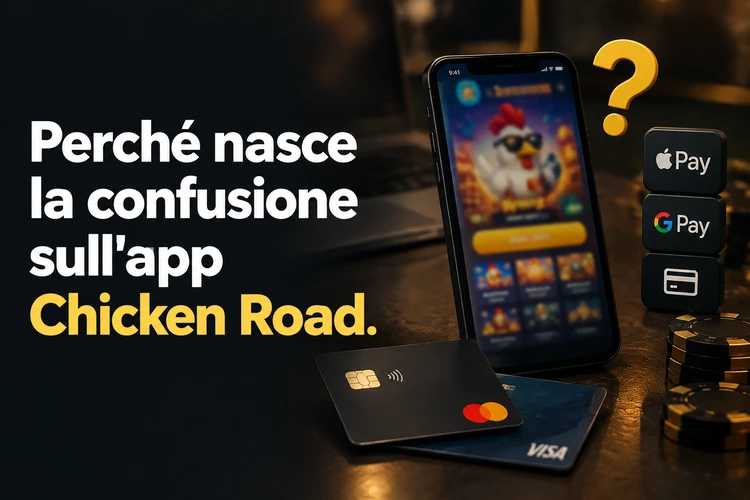 Perché nasce la confusione sull'app Chicken Road
