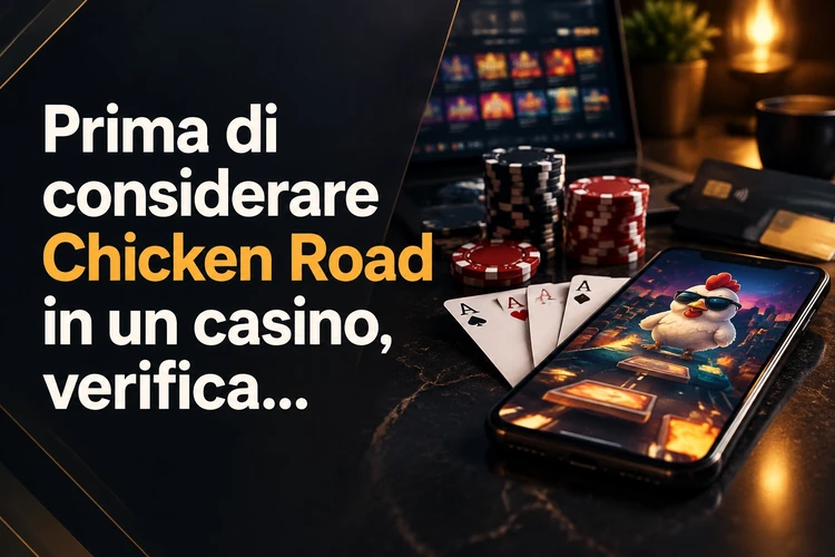 Prima di considerare Chicken Road in un casino, verifica lo scenario
