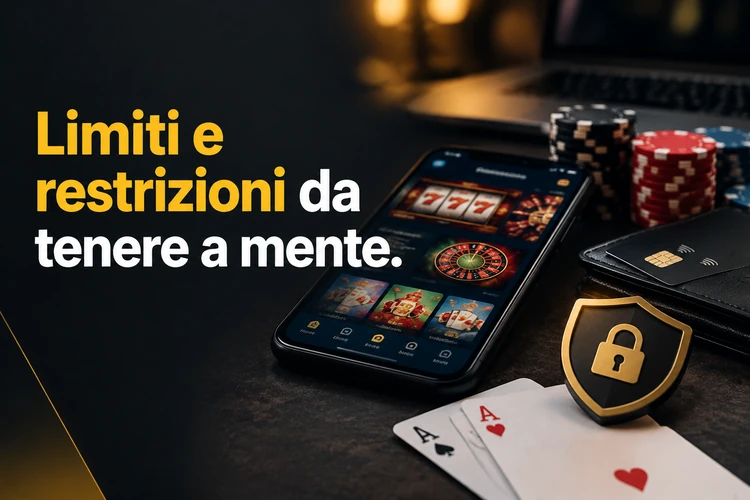 Limiti e restrizioni da tenere a mente
