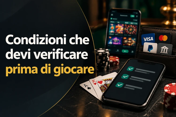 Condizioni che devi verificare prima di giocare